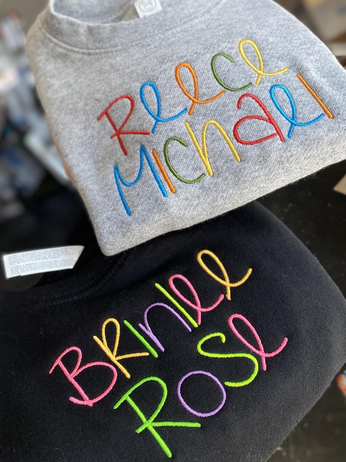 Name Sweatshirts