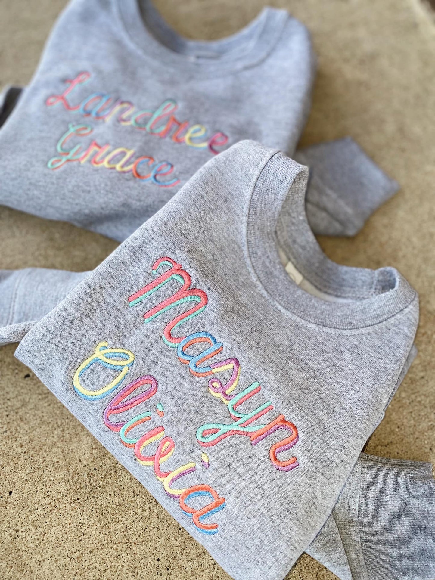 Rainbow Name Sweatshirt