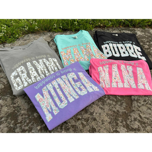 "Happiness is being a.." Custom TShirt - Mid April Ship