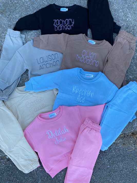 Sweatshirt and Pants Set - Early Oct Ship