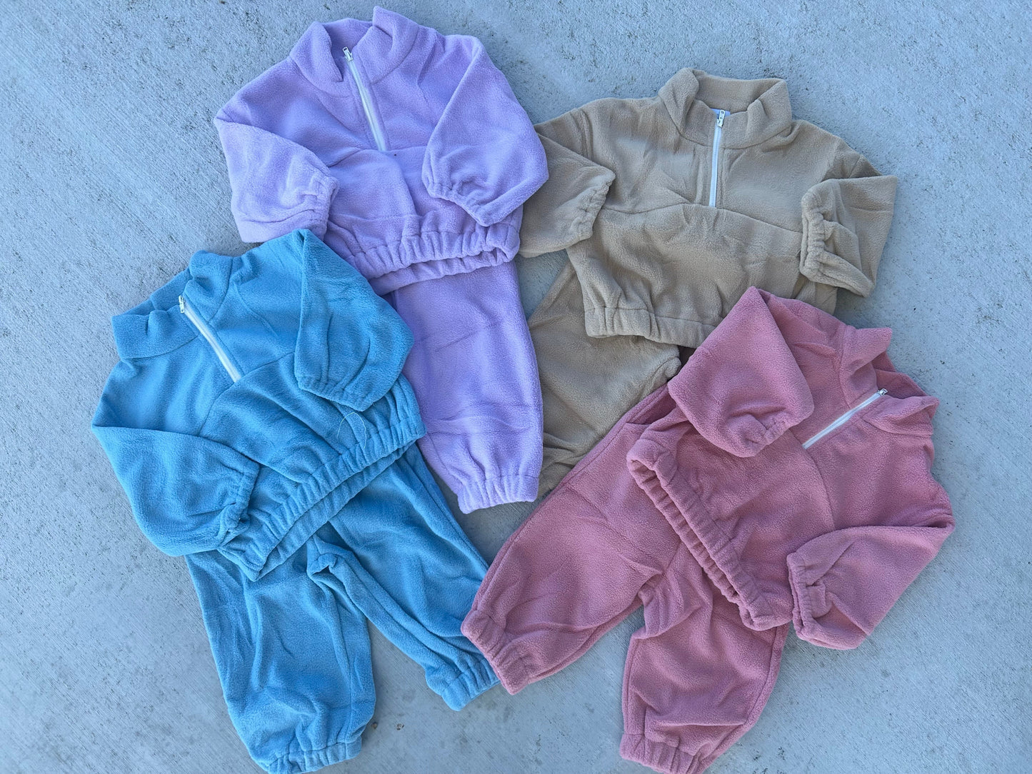 Fleece Sweatsuit - Late October Ship