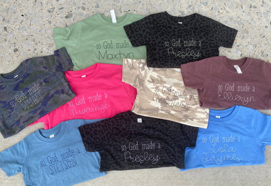 So God made a .. TEE  -Early May Ship
